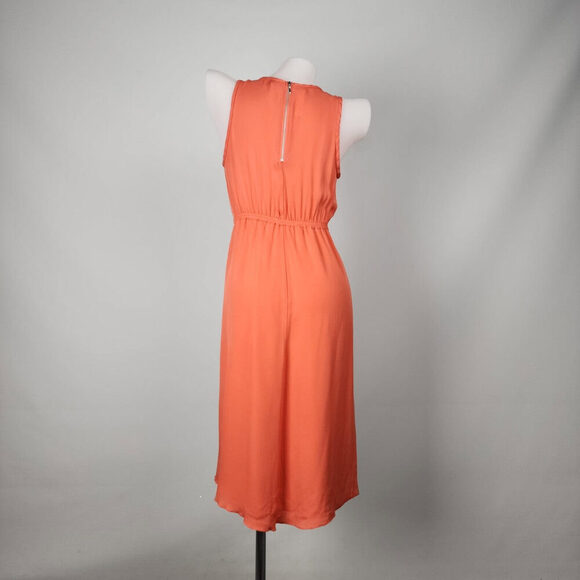 Babaton Aritzia Coral Silk Mini Dress Size XXS - Picture 8 of 11